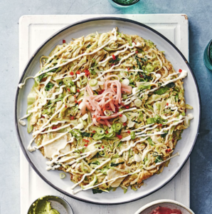 Okonomiyaki bron_bbcgoodfood instagram Aziatisch streetfood